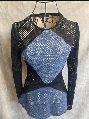 BCBGMaxAzria Peplum Top